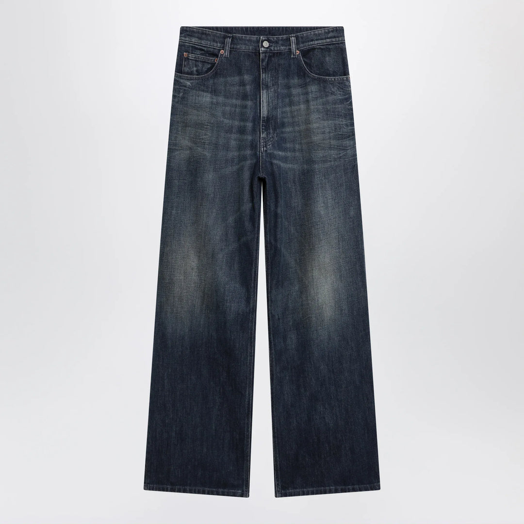 MM6 Maison Margiela - Wide blue washed denim jeans Brand Pants 31