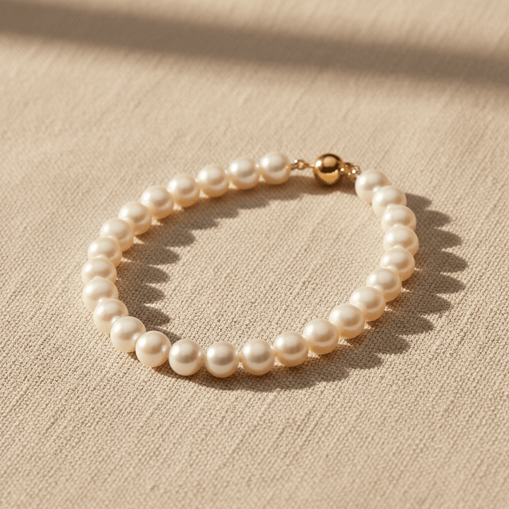 Ikecho Gold Classic Freshwater Pearl Bracelet Brand Pearl Bracelets