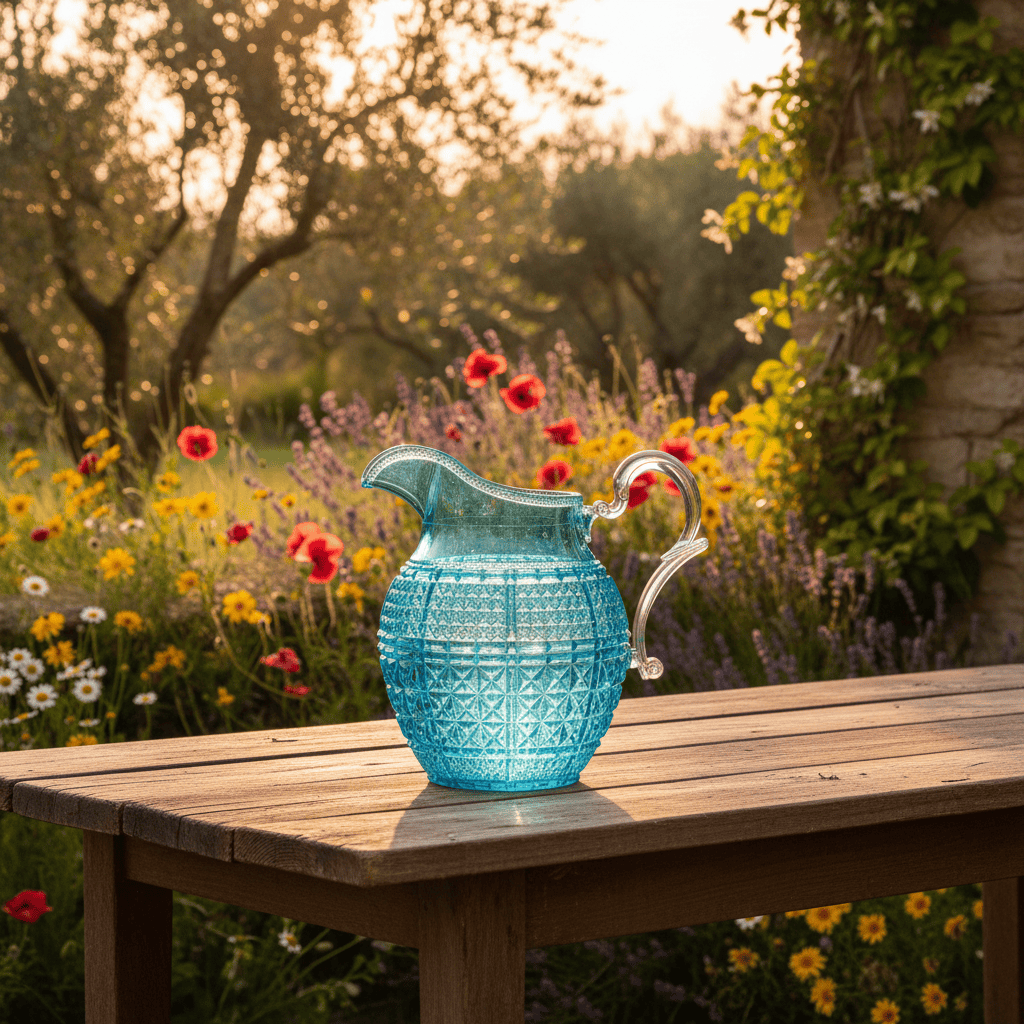 Mario Luca Giusti Halina Jug Turquoise Brand Pitchers &amp; Jugs