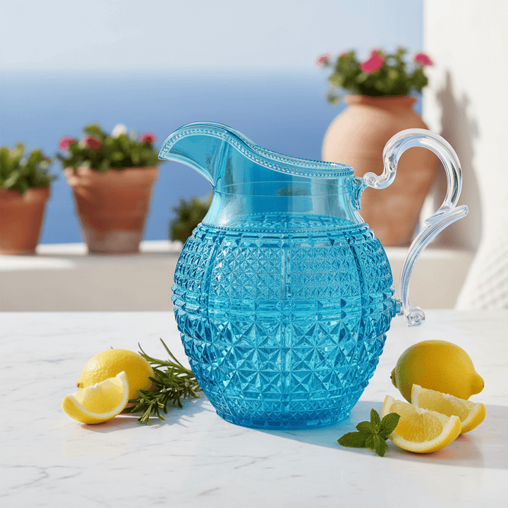 Mario Luca Giusti Halina Jug Turquoise Brand Pitchers &amp; Jugs