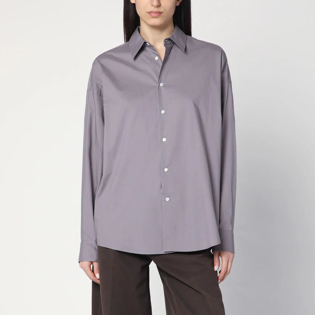 6397 - New Uniform Taro-coloured shirt Brand Shirts &amp; Tops M