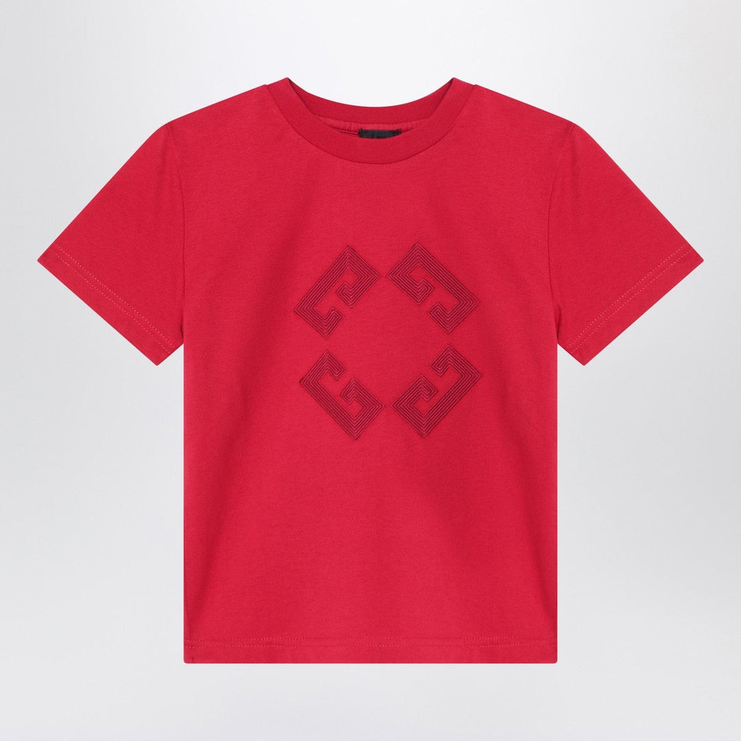 Shirts & Tops Givenchy - Bordeaux T-shirt with embroidered logo Brand