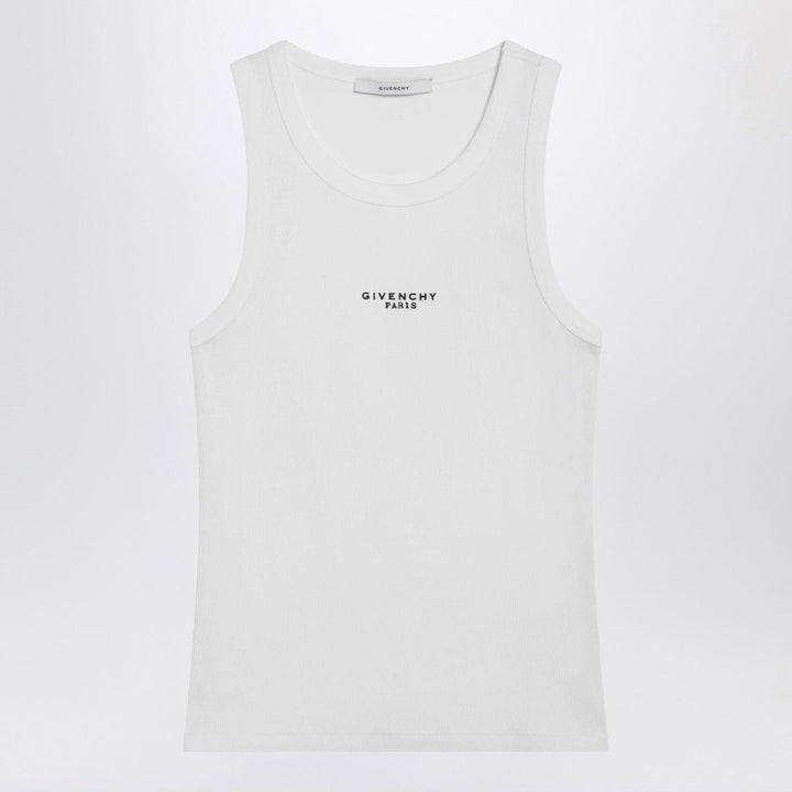 Shirts &amp; Tops Givenchy - White slim-fit tank top with logo Brand