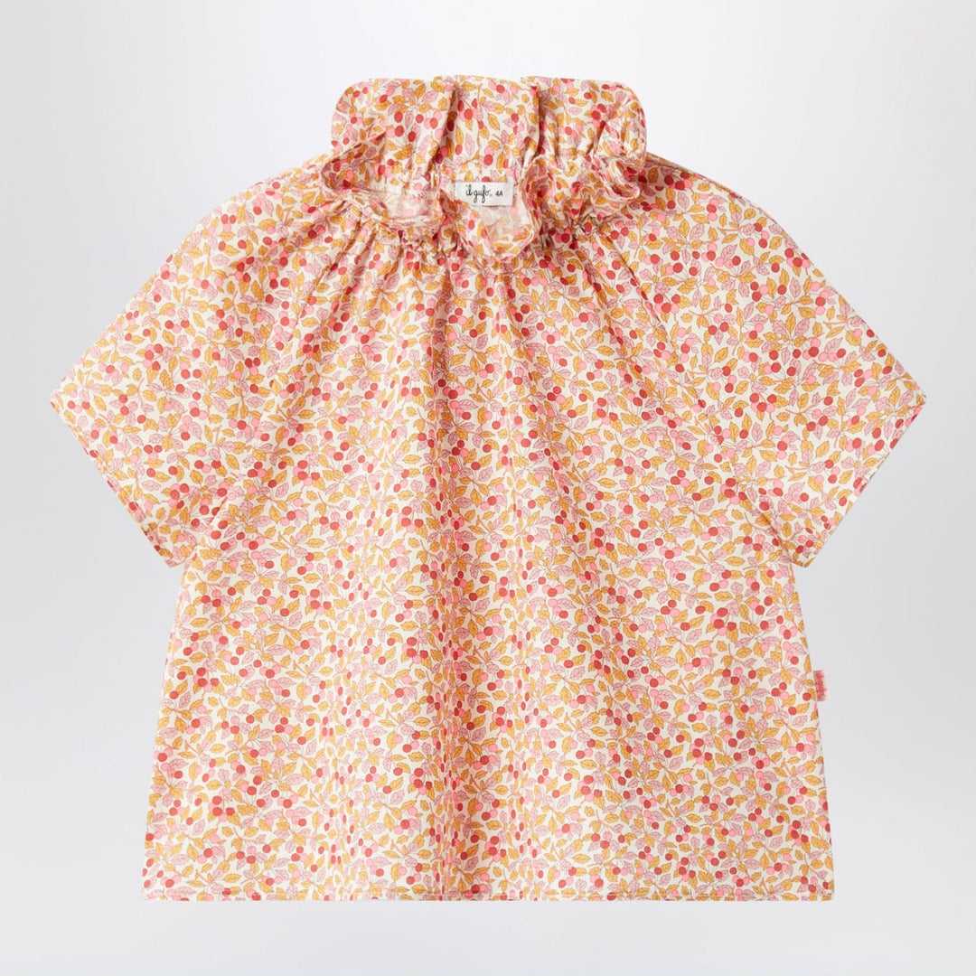 Shirts & Tops 2A Il Gufo - Apricot-coloured top with ruffled collar Brand