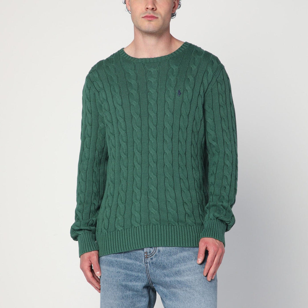 Shirts & Tops XL Polo Ralph Lauren - Green cotton cable-knit jumper Brand