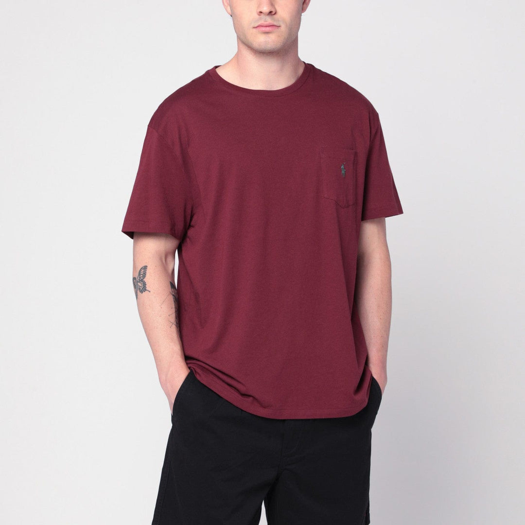 Shirts & Tops M Polo Ralph Lauren - Wine red cotton T-shirt Classic-Fit Brand