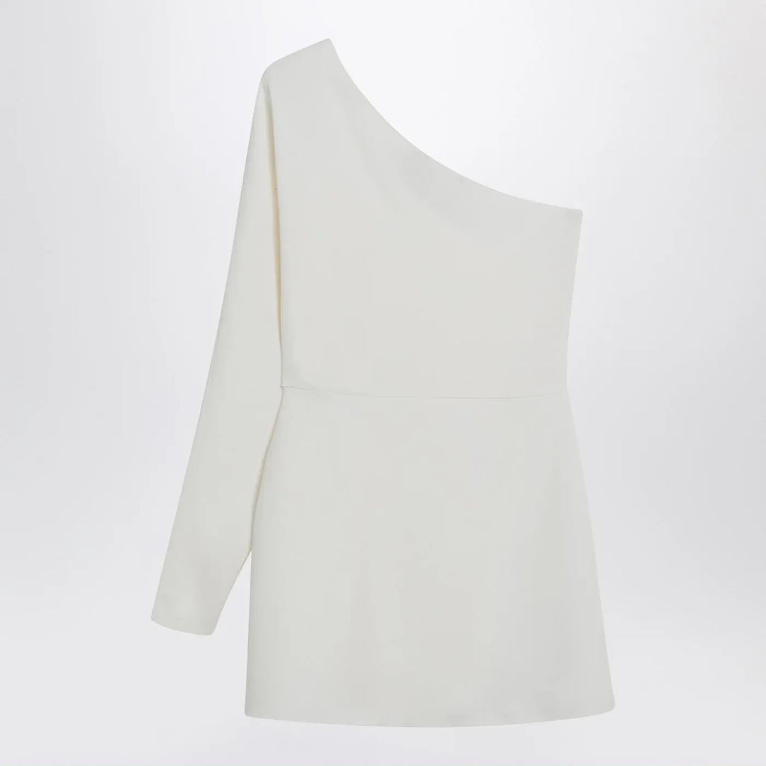 Valentino - Ivory one-shoulder top in couture cady Brand Shirts &amp; Tops