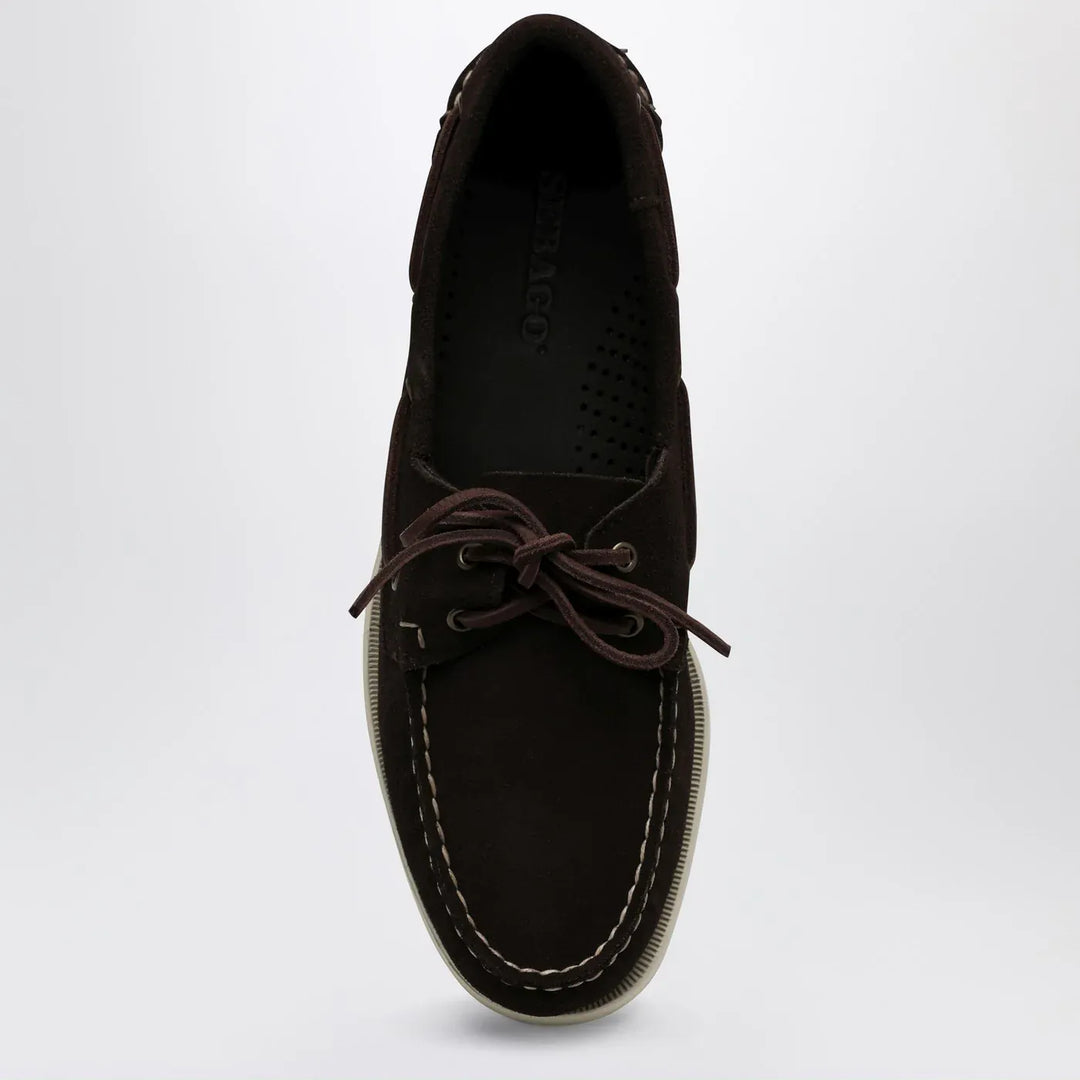 Sebago - Portland Flesh Out loafer brown in suede Brand Shoes 7 US