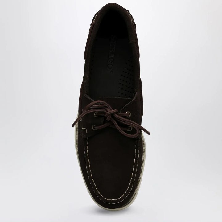 Sebago - Portland Flesh Out loafer brown in suede Brand Shoes 7 US
