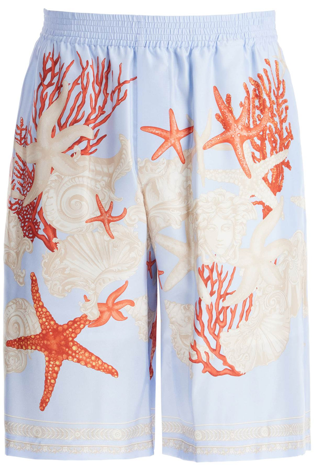 Versace Short trousers 50 Versace Baroque Silk Bermuda Set Versace Baroque Silk Bermuda Set – Iconic Luxury Style Brand