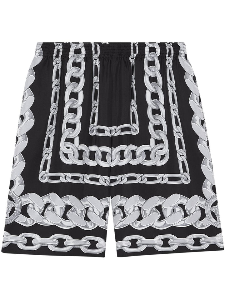 Versace Short trousers Versace Shorts Black Versace Shorts Black Brand