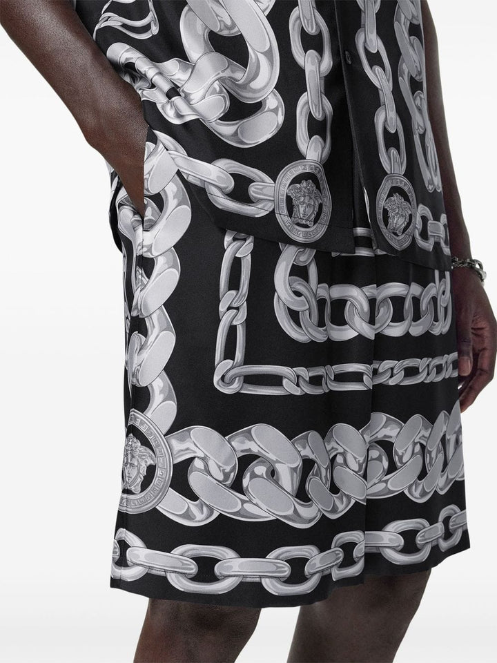 Versace Short trousers Versace Shorts Black Versace Shorts Black Brand