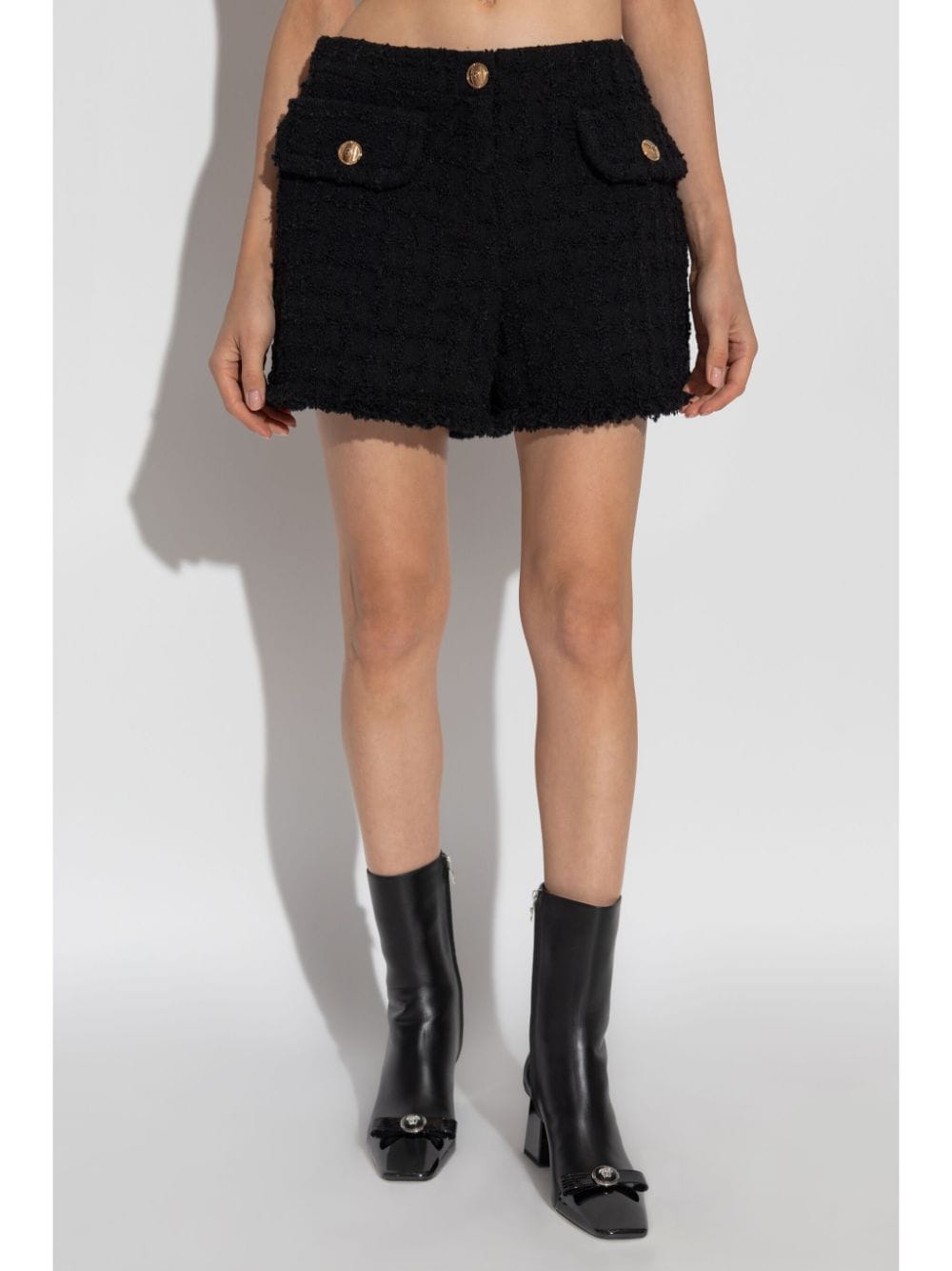 Versace Short trousers 40 Versace Shorts Black Versace Shorts Black Brand