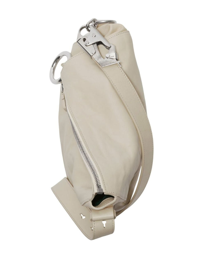 Burberry Shoulder UNI Burberry Calf Leather Bags Burberry cream white calf leather bag with silver-tone hardware Brand