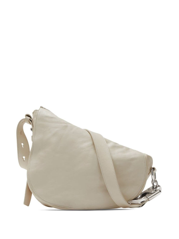 Burberry Shoulder UNI Burberry Calf Leather Bags Burberry cream white calf leather bag with silver-tone hardware Brand