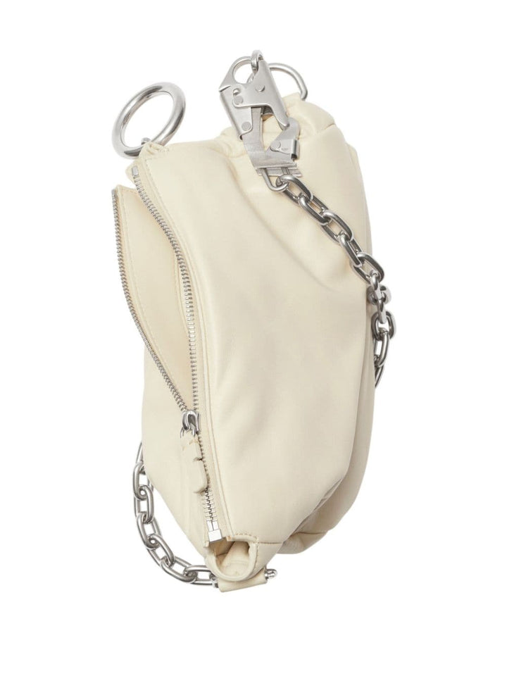 Burberry Shoulder UNI Burberry Shoulder Bags Burberry White Bags lambskin bag with ring embellishment and silver-tone hardware Brand