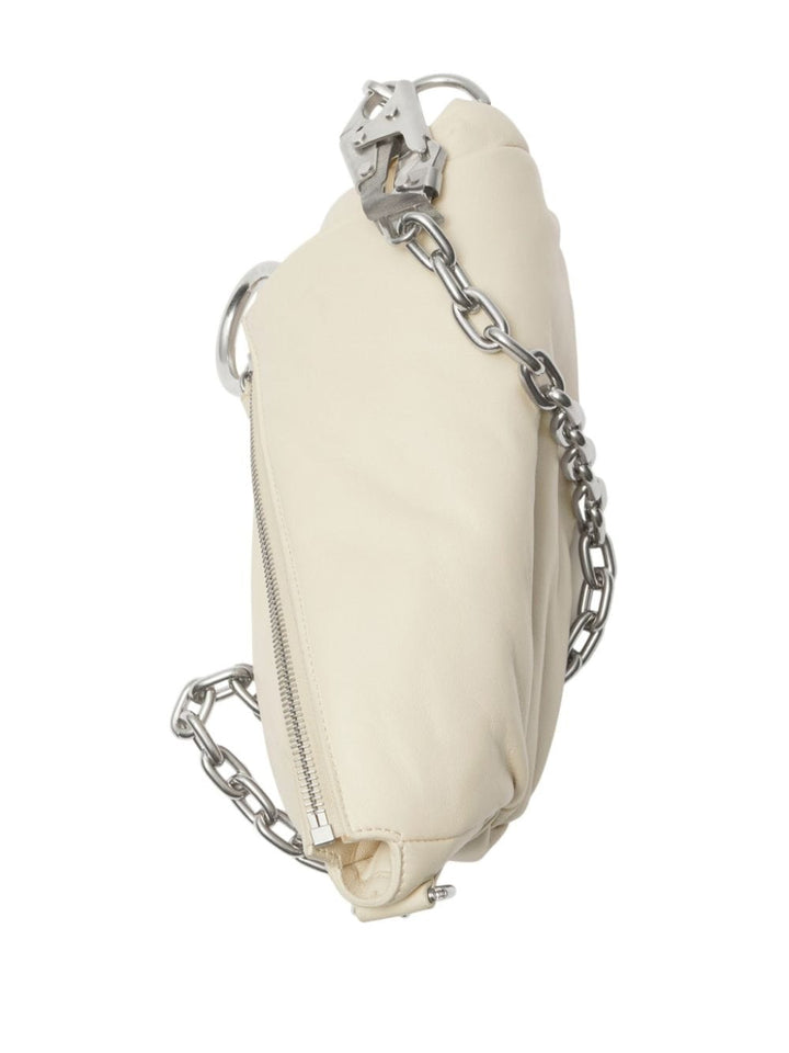 Burberry Shoulder UNI Burberry Shoulder Bags Burberry White Bags lambskin bag with ring embellishment and silver-tone hardware Brand