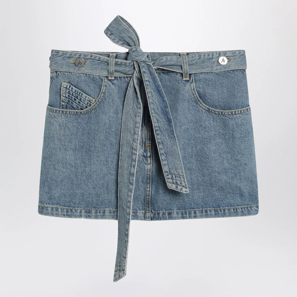 The Attico - Light blue denim mini skirt Brand Skirts 38  IT