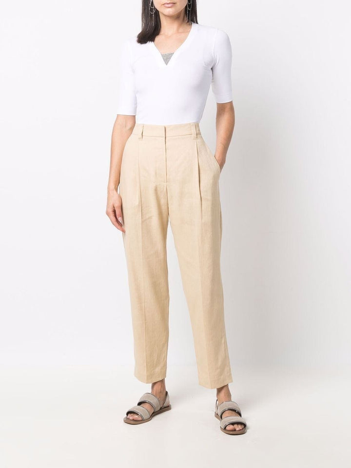 Brunello Cucinelli Topwear S Brunello Cucinelli Top White Brunello Cucinelli Top White Brand