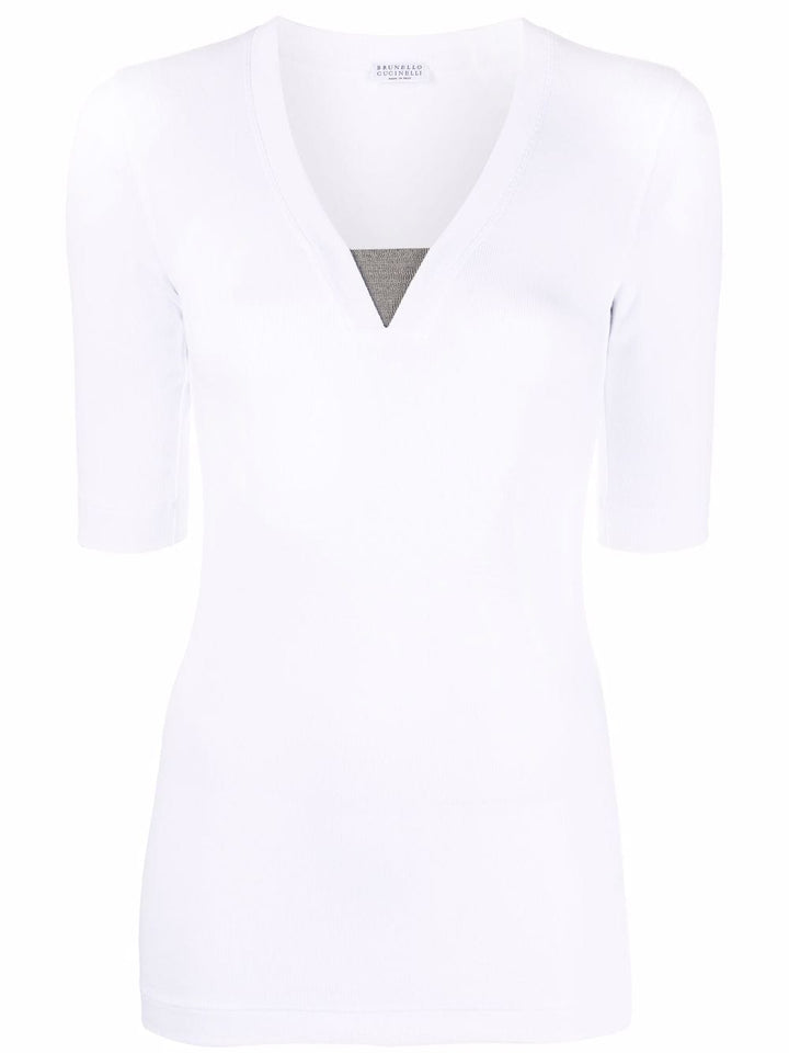 Brunello Cucinelli Topwear S Brunello Cucinelli Top White Brunello Cucinelli Top White Brand