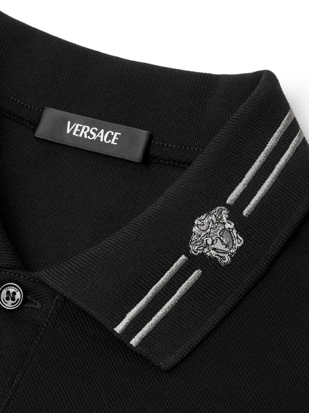Versace Topwear Versace T-shirts and Polos Black Versace T-shirts and Polos Black Brand