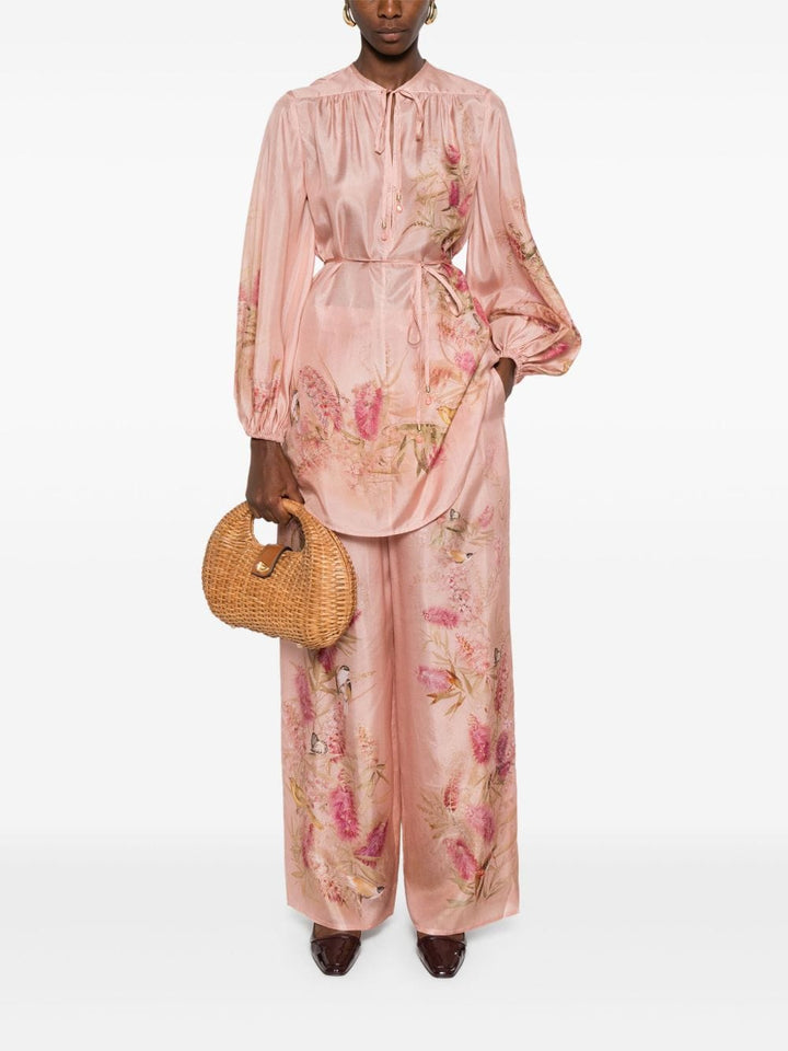 Zimmermann Trousers Zimmermann Trousers Pink Zimmermann Trousers Pink Brand