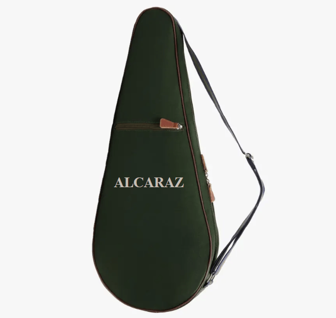 My Style Bags Personalised Glamour Tennis Bag - Dark Green Brand Tennis Bag