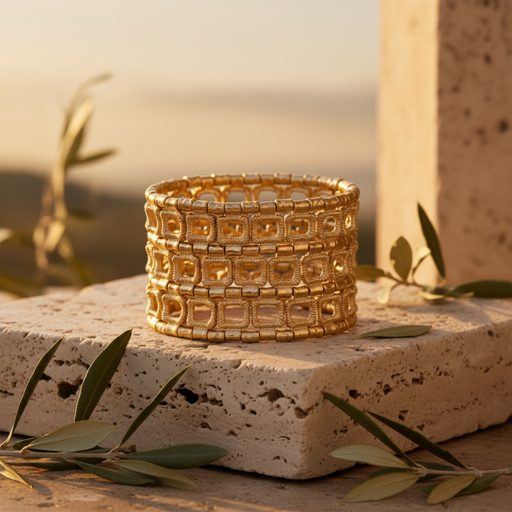 Theodora Bracelet – Travertine